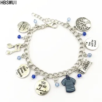 

HBSWUI Wholesale Freeshipping 20pcs a lot Broadway Dear Evan Hansen charm Bracelet DTHVFVF01