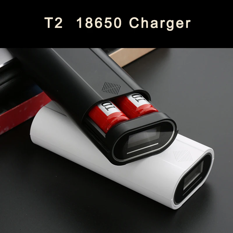 18650 литиевая батарея зарядное устройство TOMO T2 для 3 7 V 2 перезаряжаемых зарядных