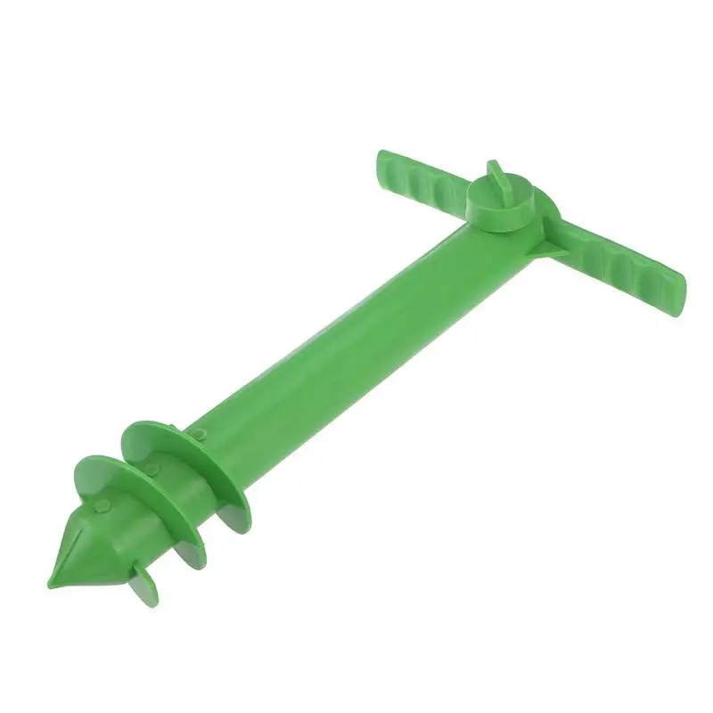 

NEW Umbrella Anchor Sand Beach Auger Plastic Drill Keeps Your Umbrella From Blowing Away Or Tipping Over (random color)