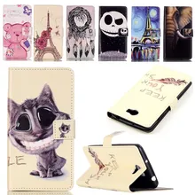 For Coque Huawei Y5 II Case Luxury Painted Cartoon Magnetic Flip Wallet PU Leather Cover For Fundas Huawei Ascend Y5 ii 2 Case