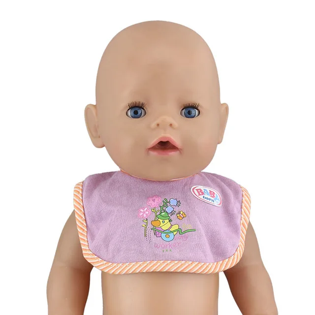 New-Saliva-Towel-Wear-For-43cm-Baby-Doll-17-Inch-Dolls-Accessories.jpg_640x640 (1)