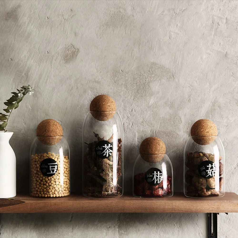 Креативные кухонные бутылки для хранения сыпучих продуктов, банки с крышкой для специй, сахарного чая, кофейного контейнера, органайзер для получения LM01121651