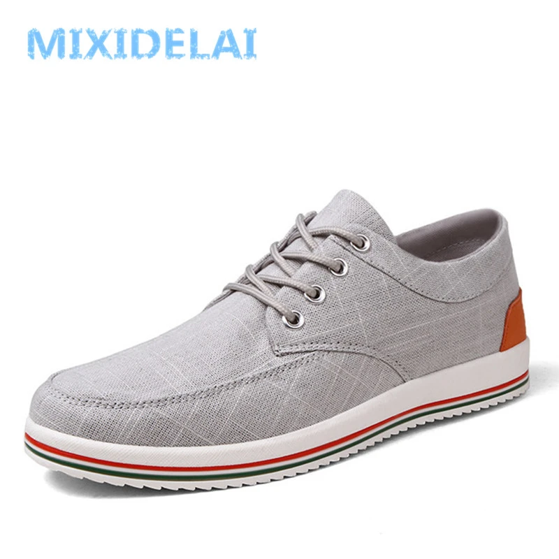 Mixidelai Big Size Ademende Heren Schoenen Verkoop Lace Up Canvas Schoenen Luxe Merk Designer China canvas shoes|canvas brand shoescanvas shoes - AliExpress