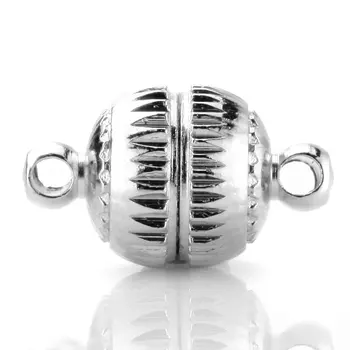 

20set 8mm Strong Magnetic DIY Jewelry making Clasps Findings Bead Silver Gold Plated Accessories