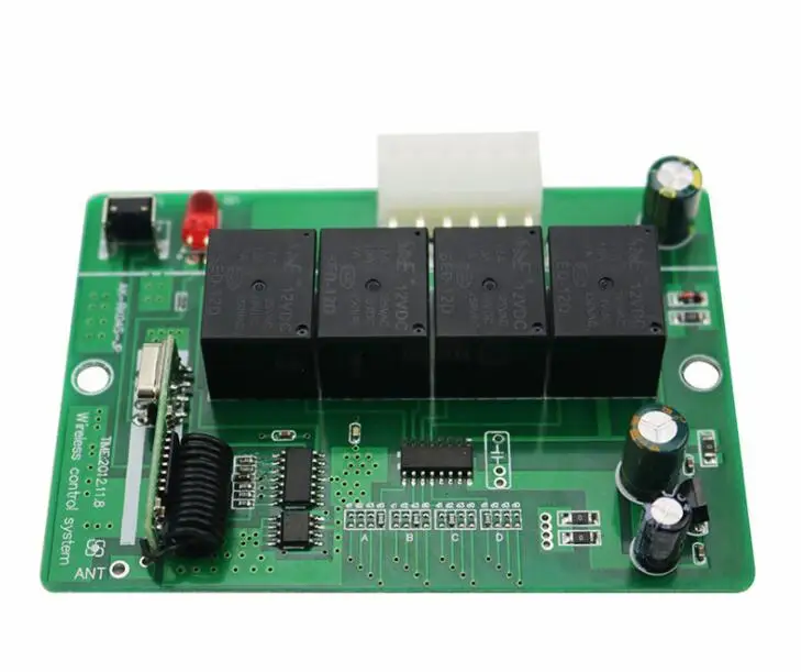 Бытовые DC12V 4ch rf Беспроводной Дистанционное управление переключатель Системы передатчик и приемник