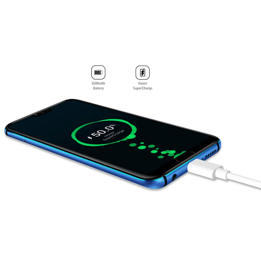 Оригинальный Новый Honor 10 4G LTE мобильный телефон экран 5 84 дюйма 6 ГБ ОЗУ 128 Гб ПЗУ