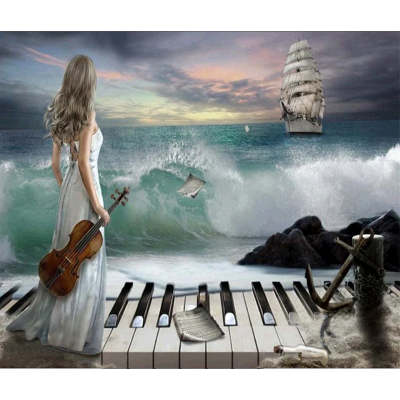 Sea piano and beauty (2)