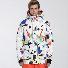 Лыжный Куртки мужчины ветрозащитный теплая куртка мужчины водонепроницаемый сноуборд куртка подростков открытый спортивная одежда зима