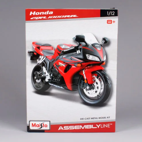 Высокое моделирование Maisto 1:12 Honda CBR 1000RR DIY Сборная модель мотоцикла для детей