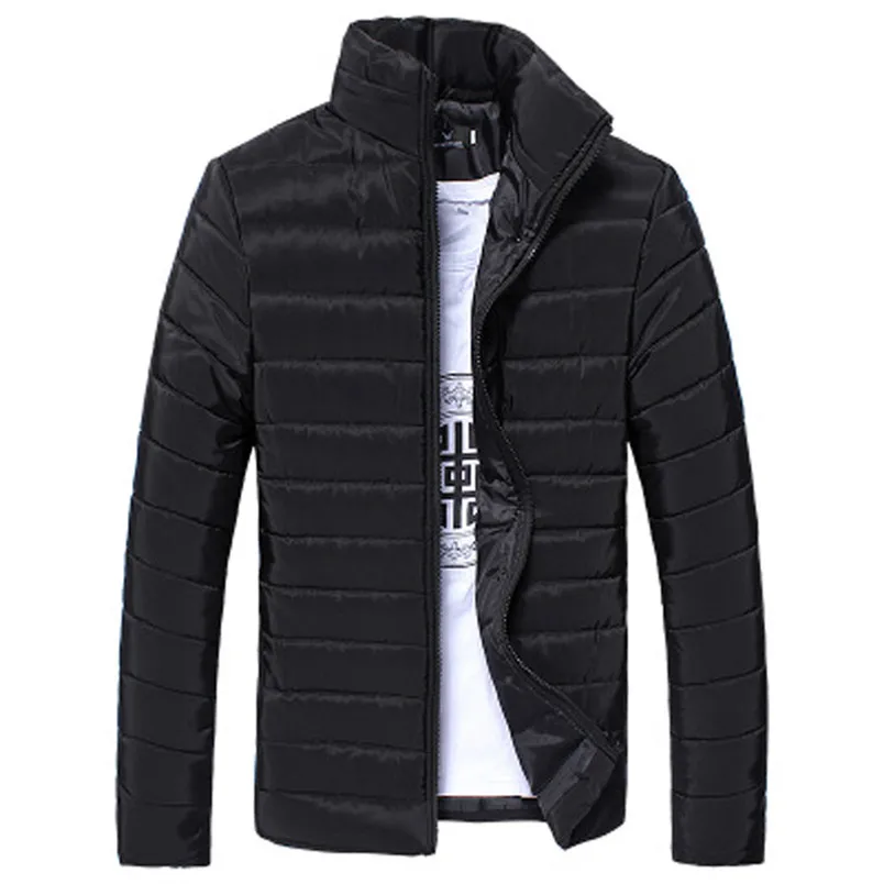 NEW Fashion Mens sports Cotton Stand Zipper Warm Winter Thick Coat Jacket Hiking Jackets Freeship #4n25 (8)