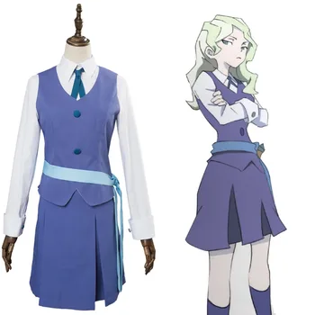 

Little Witch Academia Diana Cavendish Uniform Dress Cosplay Costume