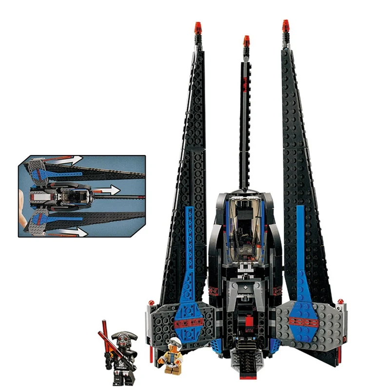 Mailackers-Compatible-With-Legoing-Star-Wars-75185-The-Tracker-I-Fighter-597Pcs-Starwars-Bricks-Set-Last