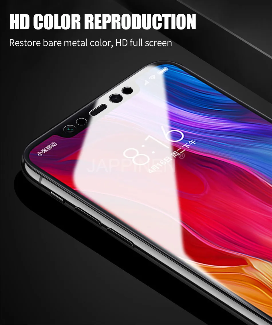 6D полное покрытие из закаленного стекла для Xiaomi mi Red mi Note 5 6 7 K20 Pro A2 Lite A3 Pocophone F1 9 8 SE 9T полная клеевая защита экрана