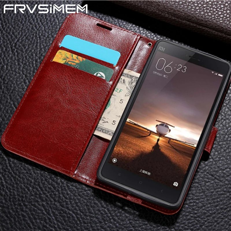 

Leather Wallet Flip Phone Case Cover for Xiaomi Redmi Note 3 4 4X Global Version 5 5A Cases Redmi 4A 4X 4 Pro 5 Plus Mi A1 5X 6X