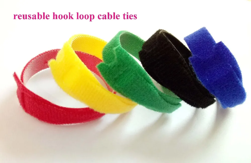 150pcs Wholesale ties 12*200mm Nylon Reusable Cable Ties with Eyelet Holes back to back cable