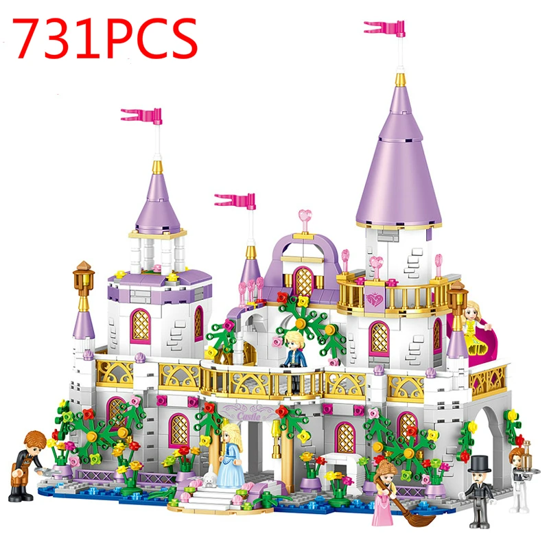 Замок принцессы Виндзор замок строительные блоки кирпичи Набор DIY игрушки девочка фигура подарки на день рождения совместимый с друзьями