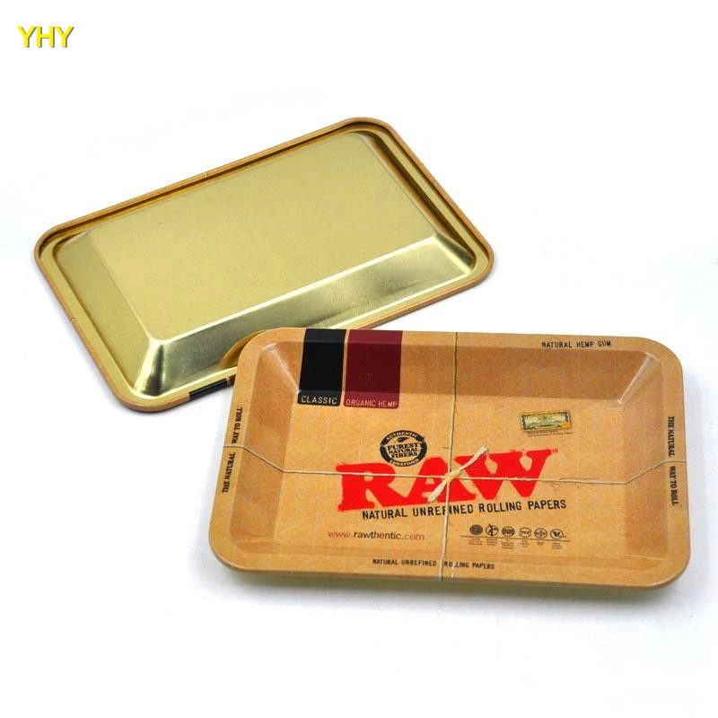 Raw Tray Rolling Tray Metal Cigarette Smoking Rolling Trays Tobacco Plate 03