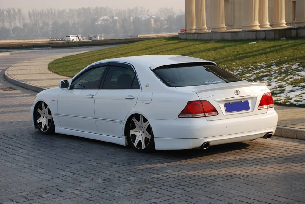 Спортивное издание для 2005 до 2009 Toyota Crown Athlete задний оконный спойлер на крыше DIY panit спрей краска или черный белый цвет