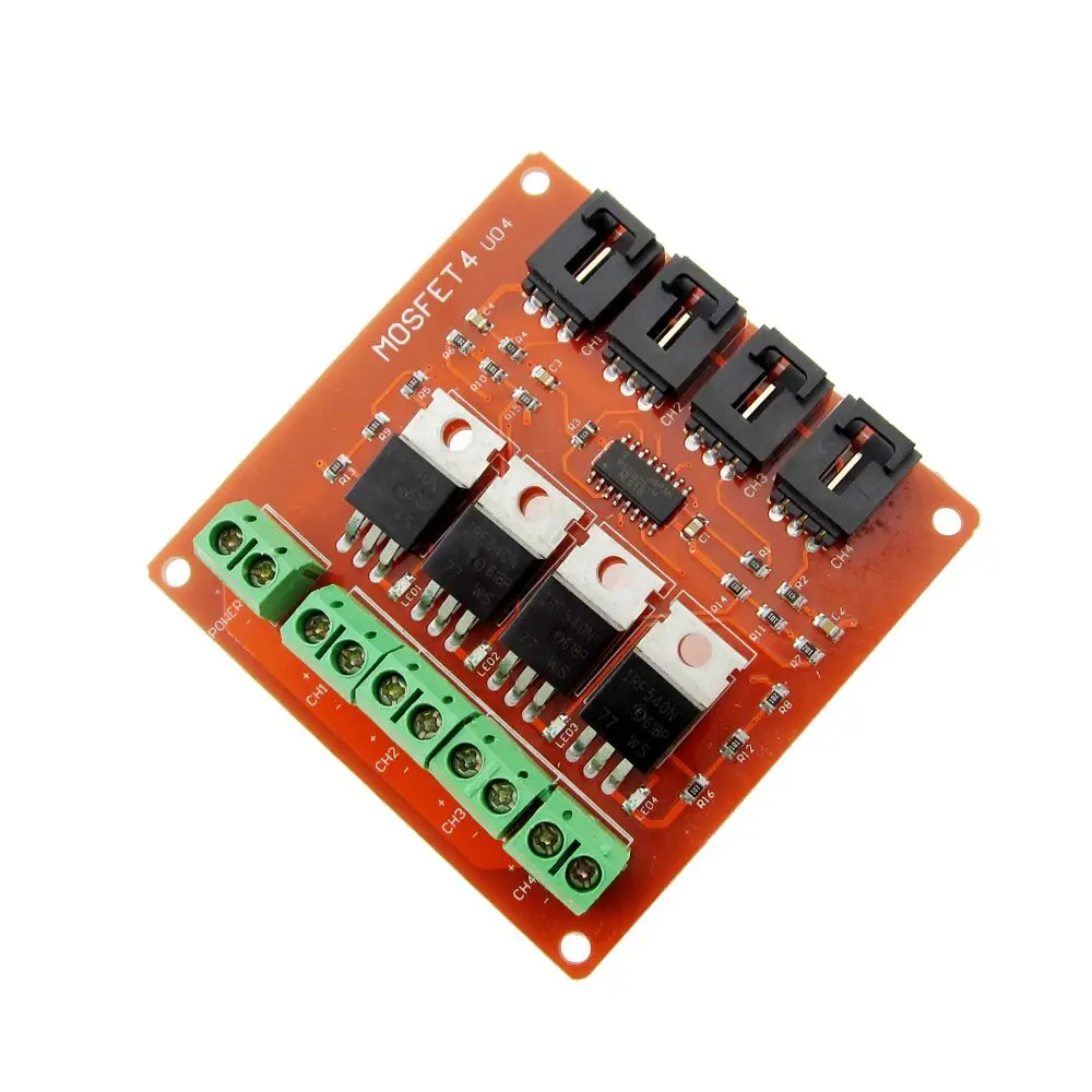 

5 шт./лот четырехканальный 4-канальный модуль переключателя MOSFET IRF540 V4.0 +