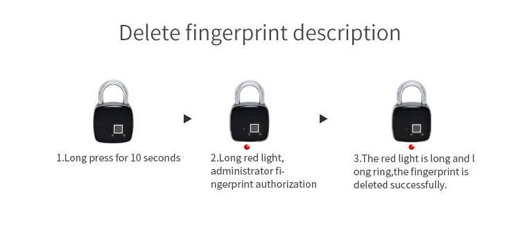 Smart Fingerprint Padlock Safe USB Charging Rechargeable Waterproof Home Factory Office Protable Door Lock (14)