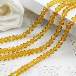 5040 AAA Одежда высшего качества Amber Цвет Свободные Кристалл Стекло Rondelle beads.2mm 3 мм 4 мм, 6 мм, 8 мм 10 мм, 12 мм Бесплатная доставка