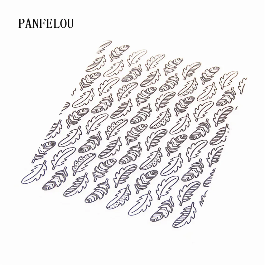 PANFELOU перо плавающие папки для тиснения пластик скрапбукинга DIY шаблон помадка