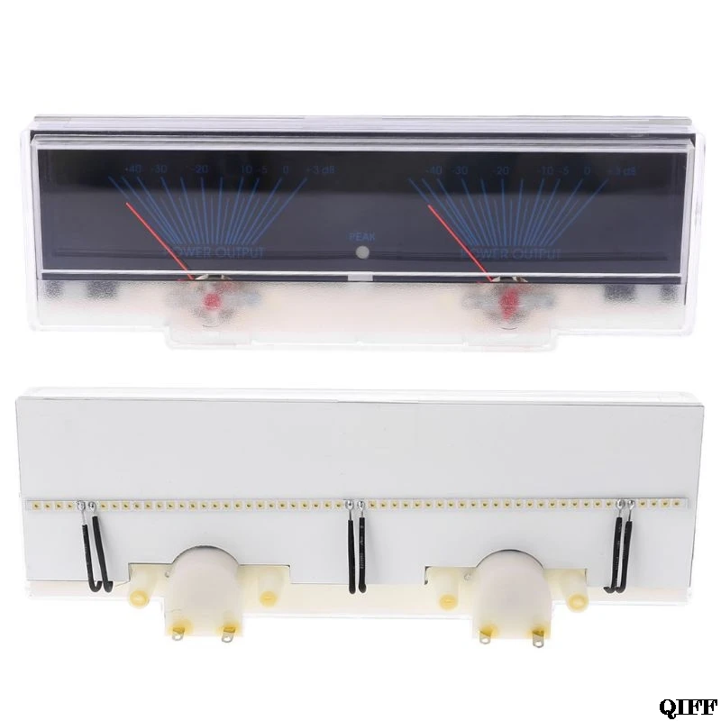 

Drop Ship&Wholesale Power Amplifier Panel Dual Analog VU Meter Audio Level dB Meter with BackLit APR28