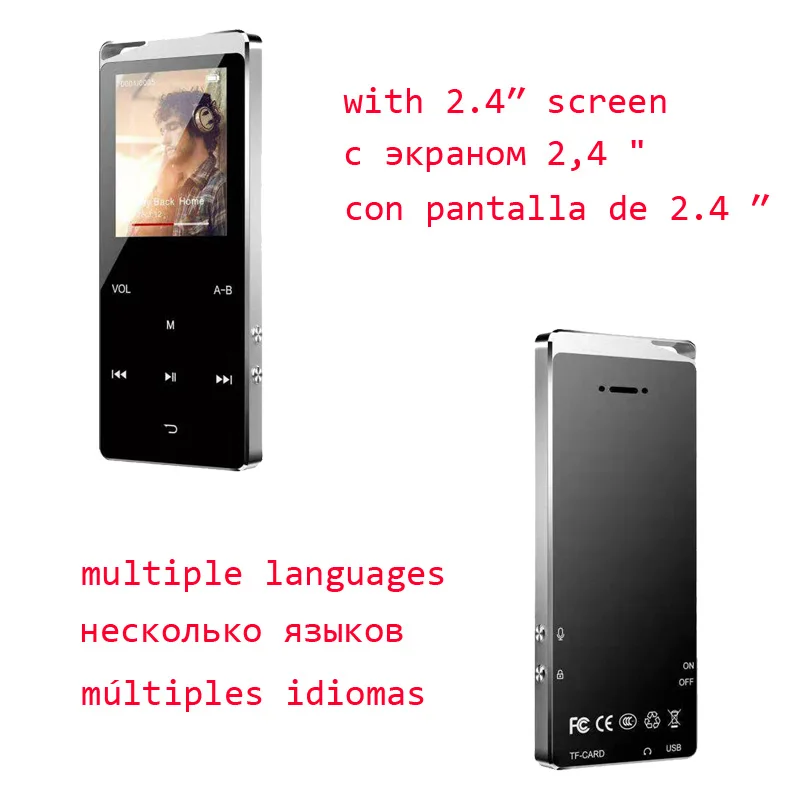 Новый MP3 плеер Bluetooth музыкальный сенсорная клавиша Встроенный 8 Гб 16 HiFi