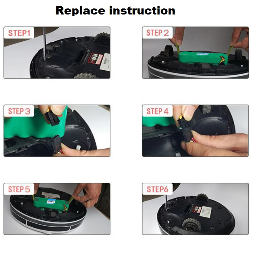 14,4 В никель-металл-гидридный аккумулятор 3500 мАч робот-пылесос экологически перезаряжаемый аккумулятор для Dibea X500/X580 KK8 CR120 и т. Д