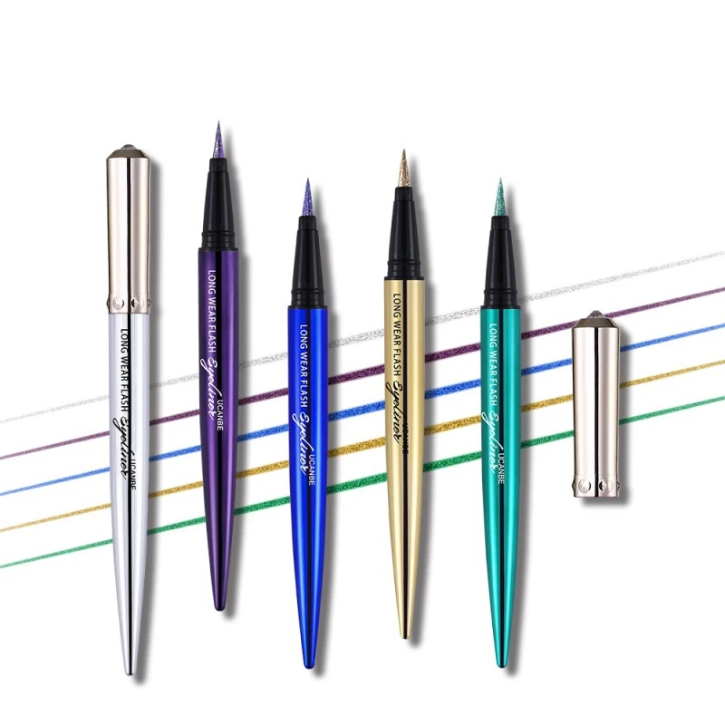 

Liquid Shimmer Glitter Eyeliner Pencil Quick Dry Eye Makeup Long Lasting Waterproof Eye Liner Pen