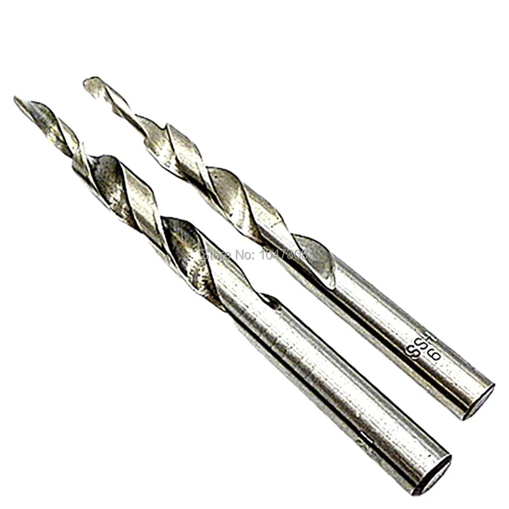 2pc Twist Step Drill Bit 10mm 9mm Woodworking Pocket Hole Twist Drill
