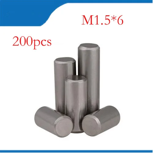 200PCS M1.5*6 304stainless steel cylindrical pin positioning locating dowel | Обустройство дома