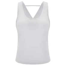 XS/S/M/L Women Yoga Shirts Open Back Tops Sleeveless Female Fitness Running Yoga Workout Shirt Sports Sexy Open Back Tank Cloth