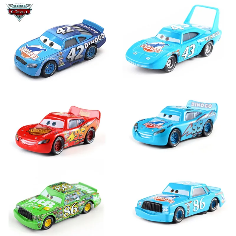 Автомобили disney Pixar Cars 3 DINOCO Lightning McQueen Mater Jackson Storm Sheriff 1:55 литая под давлением металлическая модель игрушечного автомобиля подарок для детей