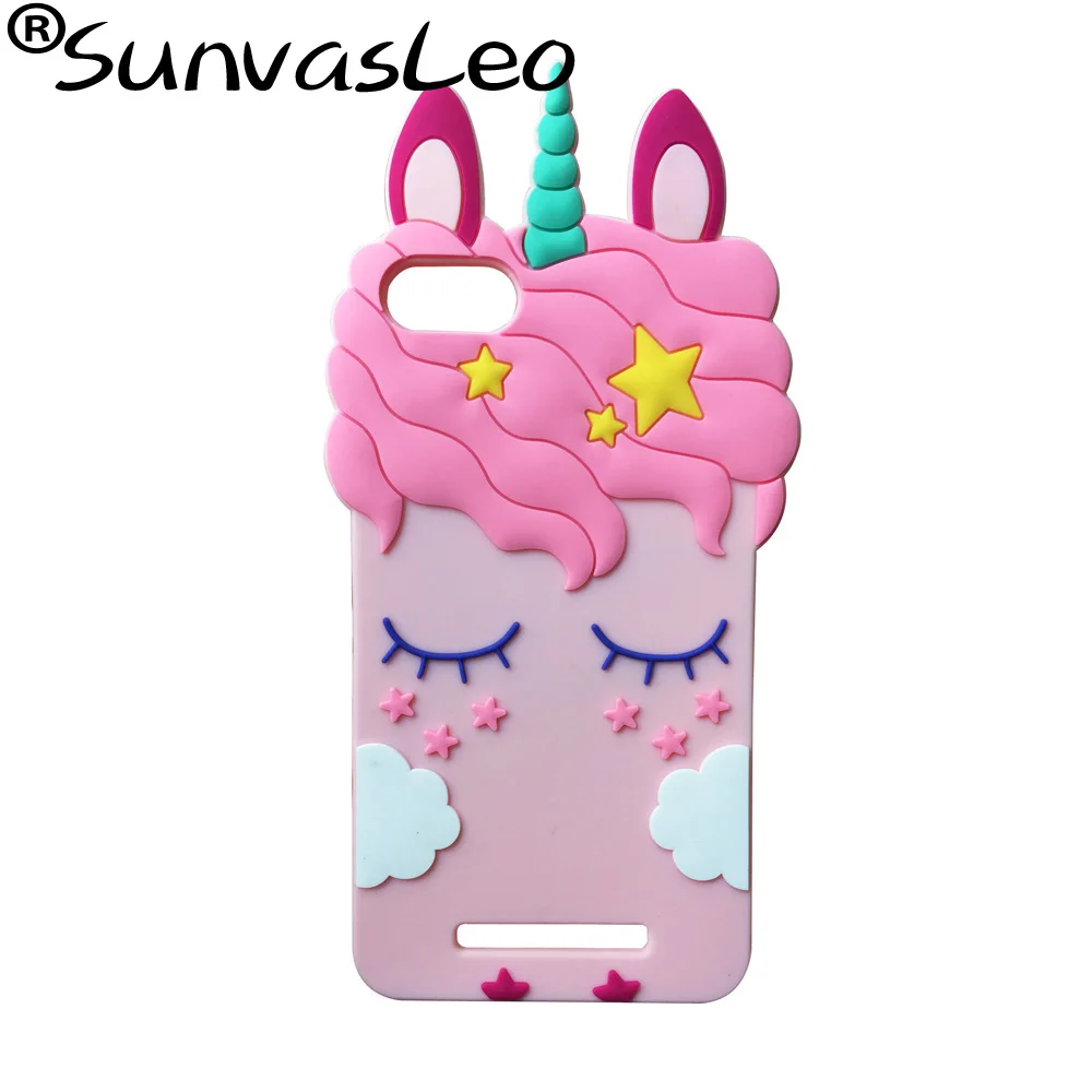 

For Wiko Lenny 3 Case 3D Unicorn Cute Cartoon Soft Silicone Back Cover Skins Shockproof anti-knock Cell Phone Shell Fundas Capa