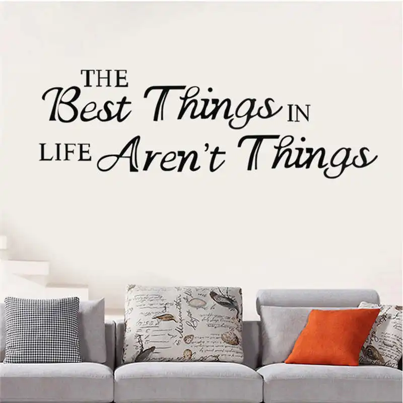 

2019NEW The Best Things Removable Art Vinyl Mural Home Room Sticker Home Decor Living Room Baby Mirror Acrylic Sticker 19apr30