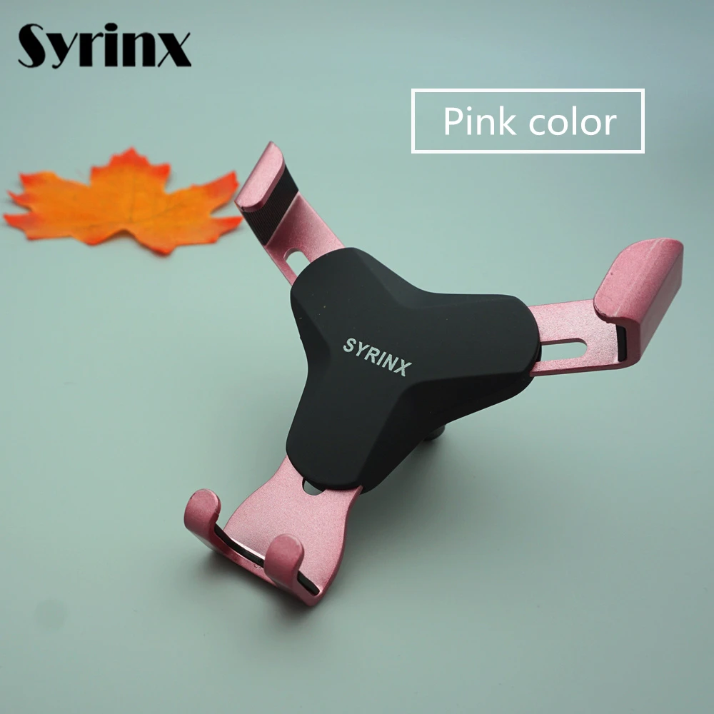 

SYRINX Air Vent Car Holder Mobile Phone Stand For iPhone 7 plus 8 se Gravity Bracket Universal For Samsung s8 s9 Auto support
