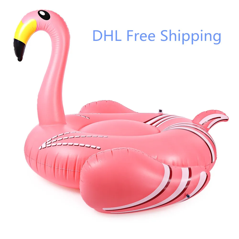ФОТО Air Mattresses Inflatable Giant Pegasus Flamingo Floating Rideable Swimming Pool Toy Float Raft for Diving Swimming Colorful