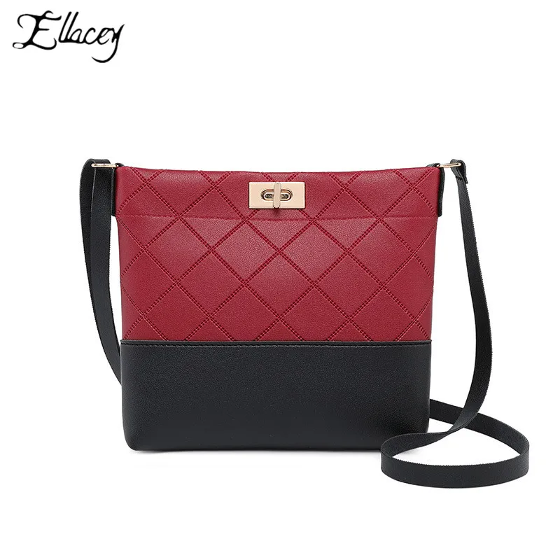 

2019 New Fashion Ladies New Rhombic High Quality Leather Crossbody Bag For Women Wild Mini Handbag Trend Shoulder Bag
