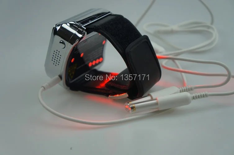 

High tech wrist watch type cardiovascular and cerebrovascular diseaes laser therapy for hypertension