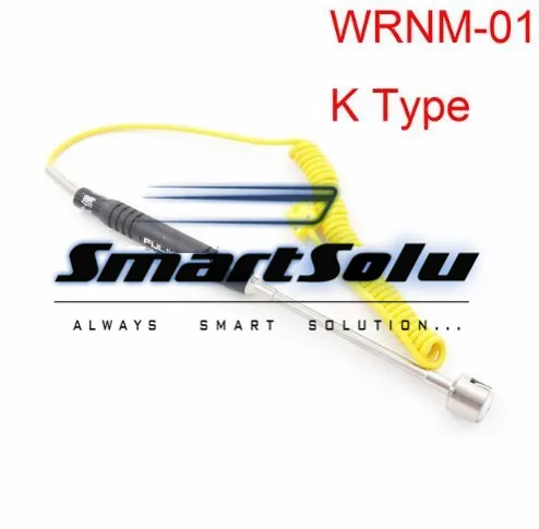 

Free Shipping K Type 23mm Head -50-+500 Thermocouple Probe Temperature Sensor WRNM-01
