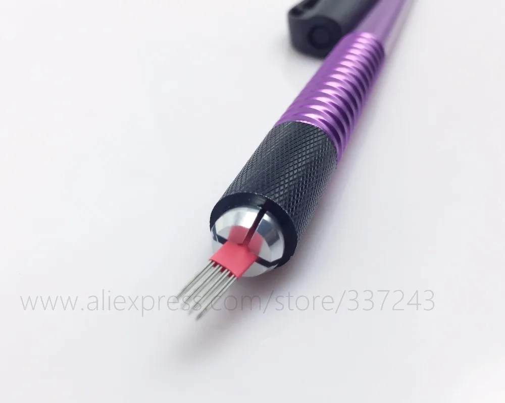 10 pcs double 4 Piercing Needles Microblading Eyebrow Permanent makeup