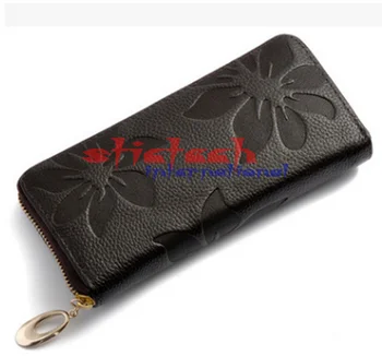 

by dhl or ems 20pcs Women Wallets Flower Print Genuine Leather Wallets Women Clutch Wallets Lady Vintage Clutch Bag Coin Purse