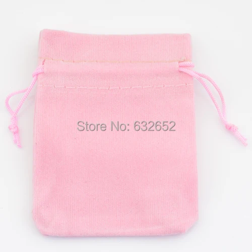 

7*9 cm pink gift bag,fabric pouches floating charms