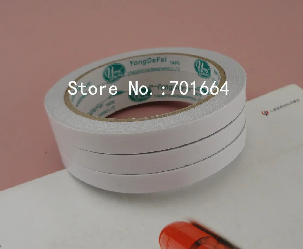 

5rolls 10mm width Oily Double Sided adhesive filet tape for DIY hair accessories,Handmade jewelry ornamet material