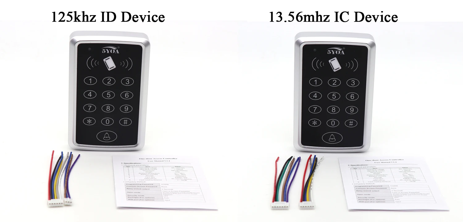 5YOA RFID система контроля доступа устройство машина карты Keytab близость дверной замок тег EM ID Клавиша клавиатуры Fobs управление Лер