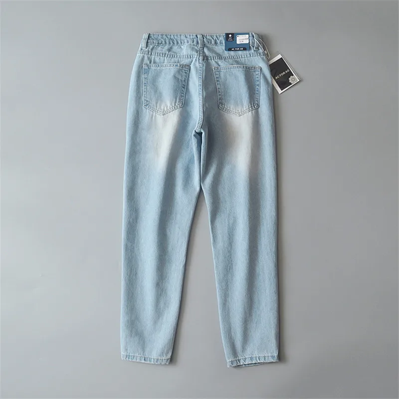 Повседневные выдалбливают голубые джинсы из денима облегающие летние сетчатые рваные джинсы женские крутые Джинсы бойфренда брюки