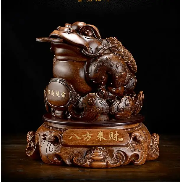 

Large fortune three gold ornaments cicada toad felicitous wish of making money the cashier gift shop opened craft decoration