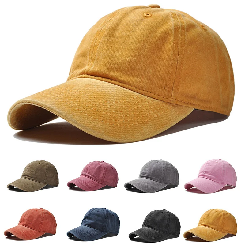 

Board Solid Color Baseball Cap Men Women Fashion Wash Caps Outdoor Sports Duck Tongue Hat Adjustable Casual Hats