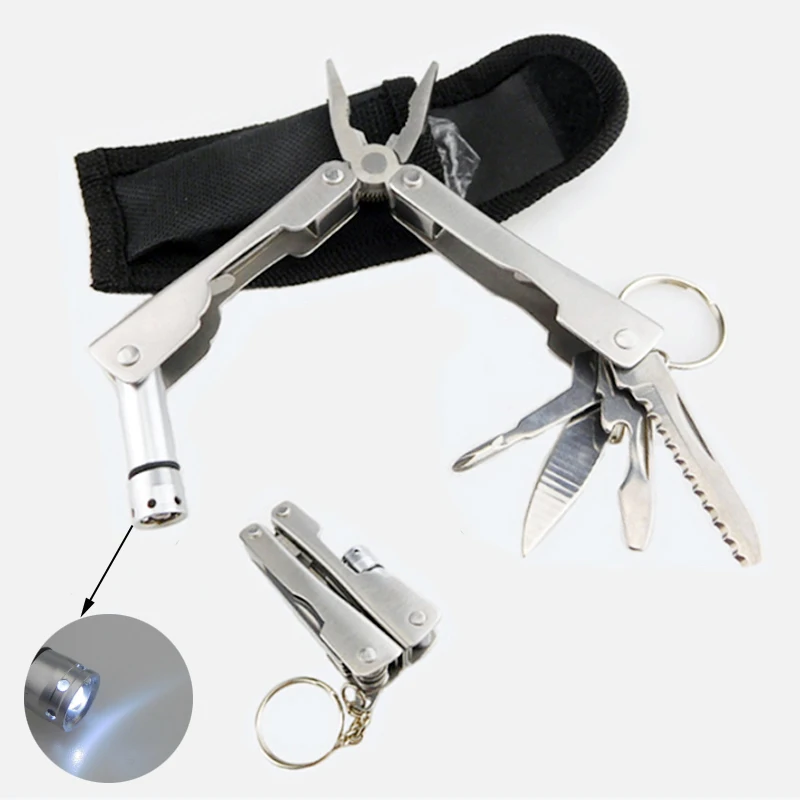 Portable Stainless Steel Folding Plier Multi Combination Pliers Screwdriver Camping Survival Travel Fishing Kits EDC Tool | Спорт и